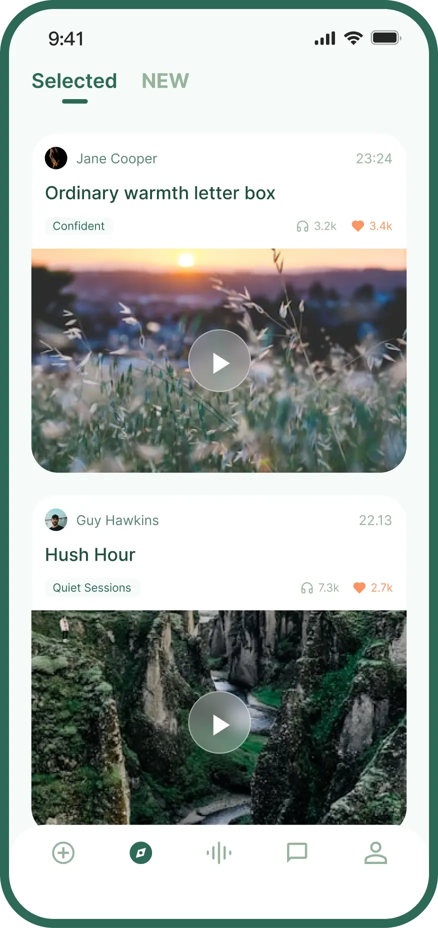 Spark Air community radio discovery app screen